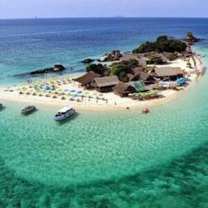 The Khai Islands, a trio of tiny islands (Khai Nai, Khai Nui, and Khai Nok), half day price adult 1,300 baht per person price children 1,000 baht